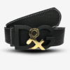 206 Cinturon Tela Negro para  Hombre