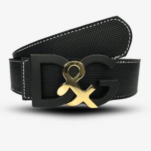 206 Cinturon Tela Negro para  Hombre