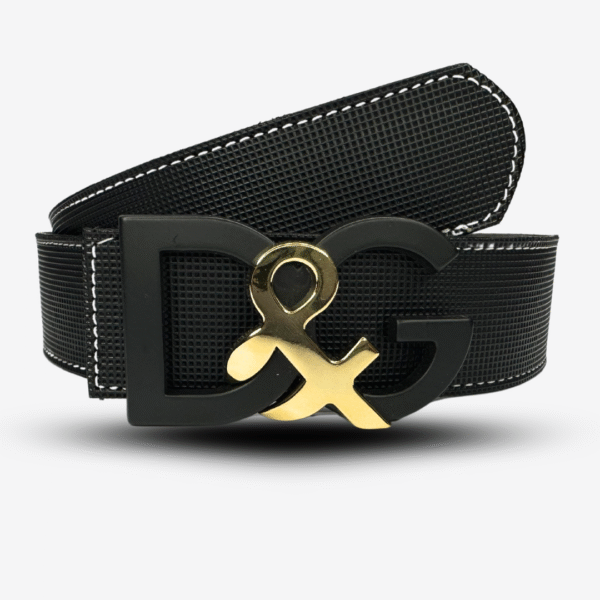 206 Cinturon Tela Negro para  Hombre